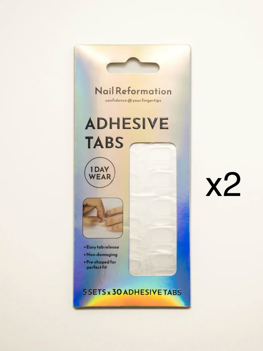 2 for $24 - Set of 2 Nail Reformation Adhesive Tabs